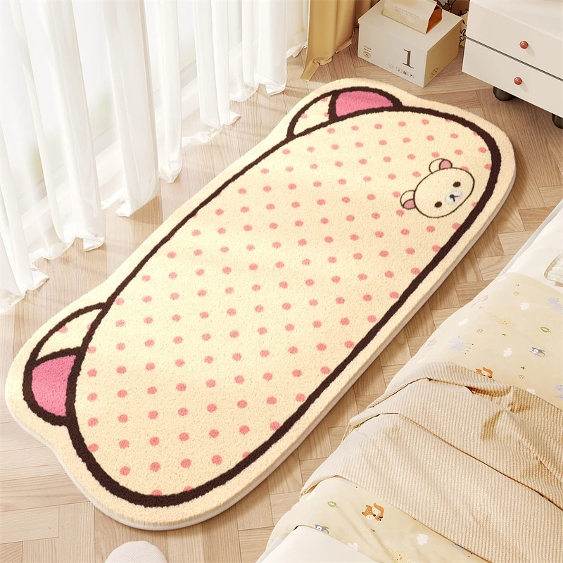 Nursery - Kawaii Rilakkuma pluche vloerkleed, gezellige slaapkamermat