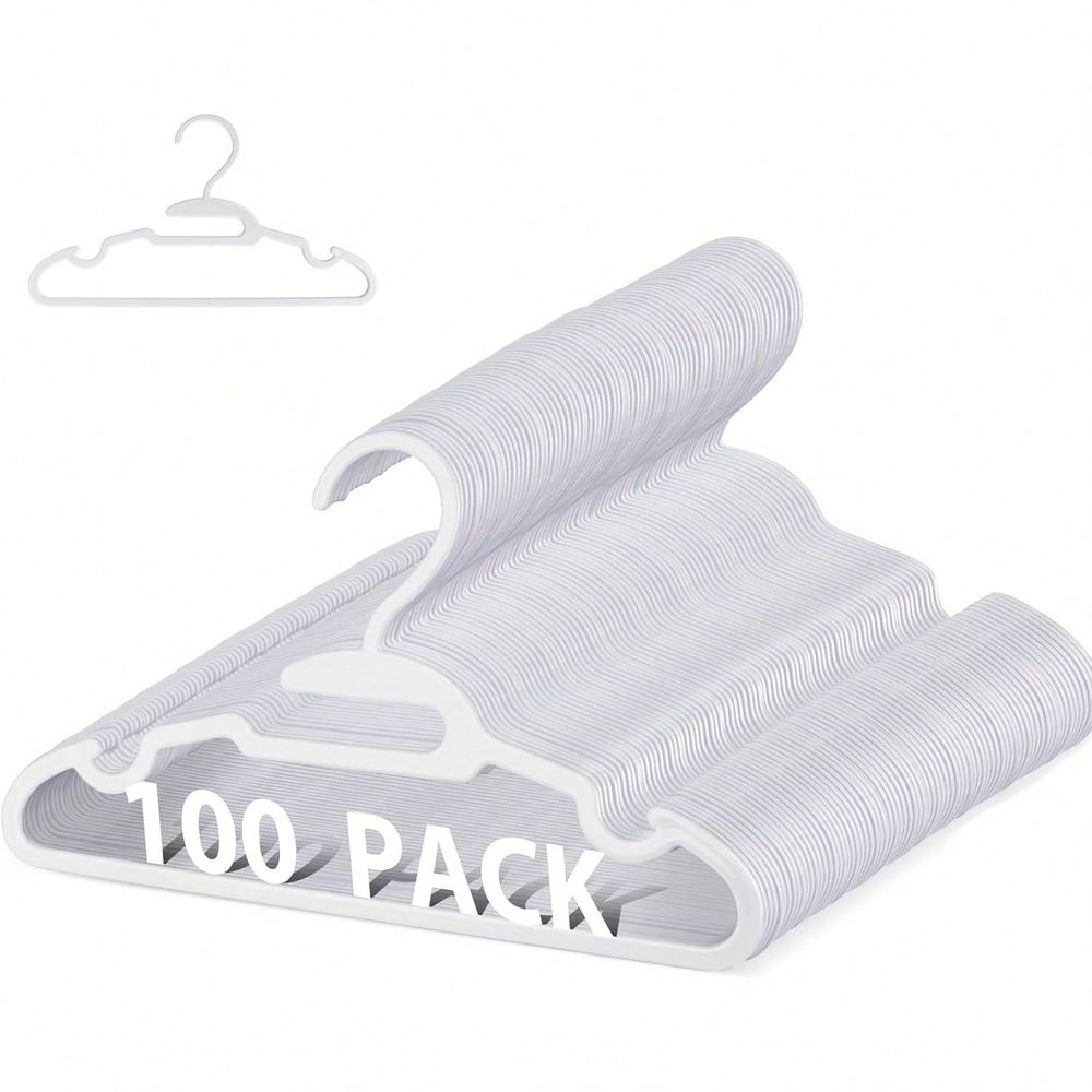 Baby Clothes - 70 100-pack kinderhangers Plastic babyhanger voor