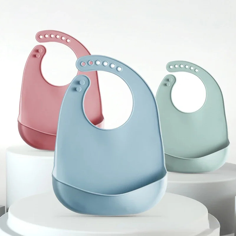 1/3pcs Baby Slabbetje Verstelb - Waterproof Baby Bibs Silicone recensie en prijs