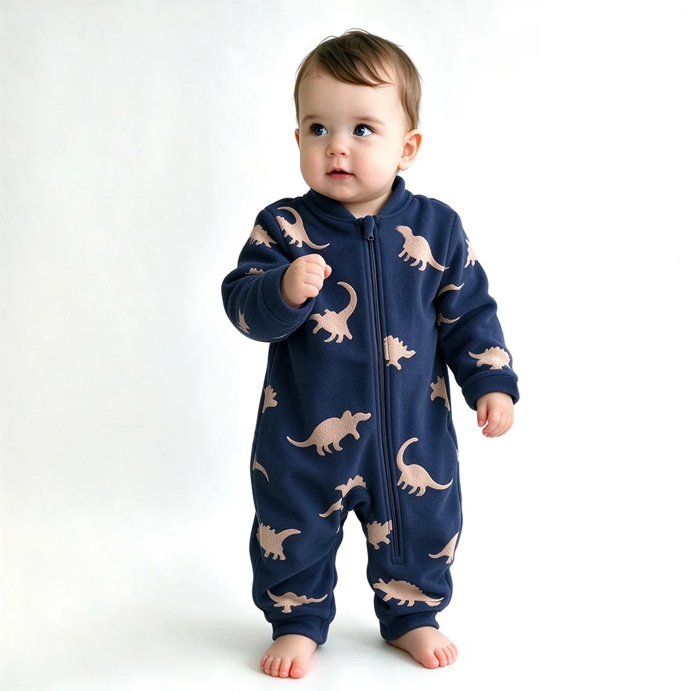 Zachte, warme babyfleece rompe - Cotton Baby Onesies Zipper recensie en prijs