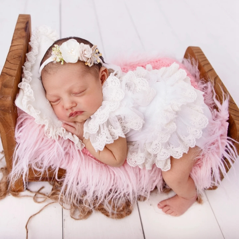 Pasgeboren fotografie rekwisie - Newborn Baby Girl Romper Floral recensie en prijs