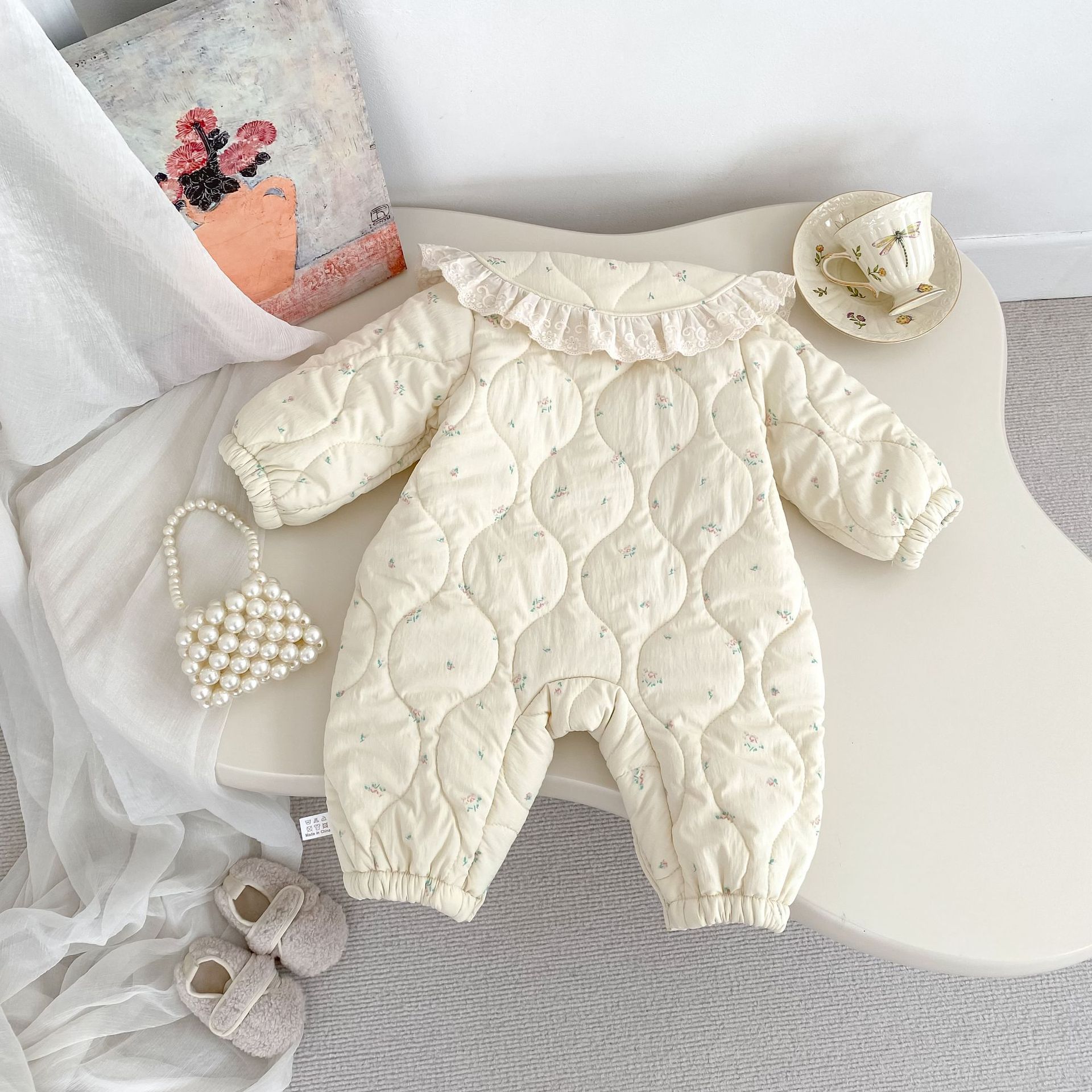 2025 Winter Nieuwe Baby Meisje - Newborn Baby Girl Romper Floral recensie en prijs