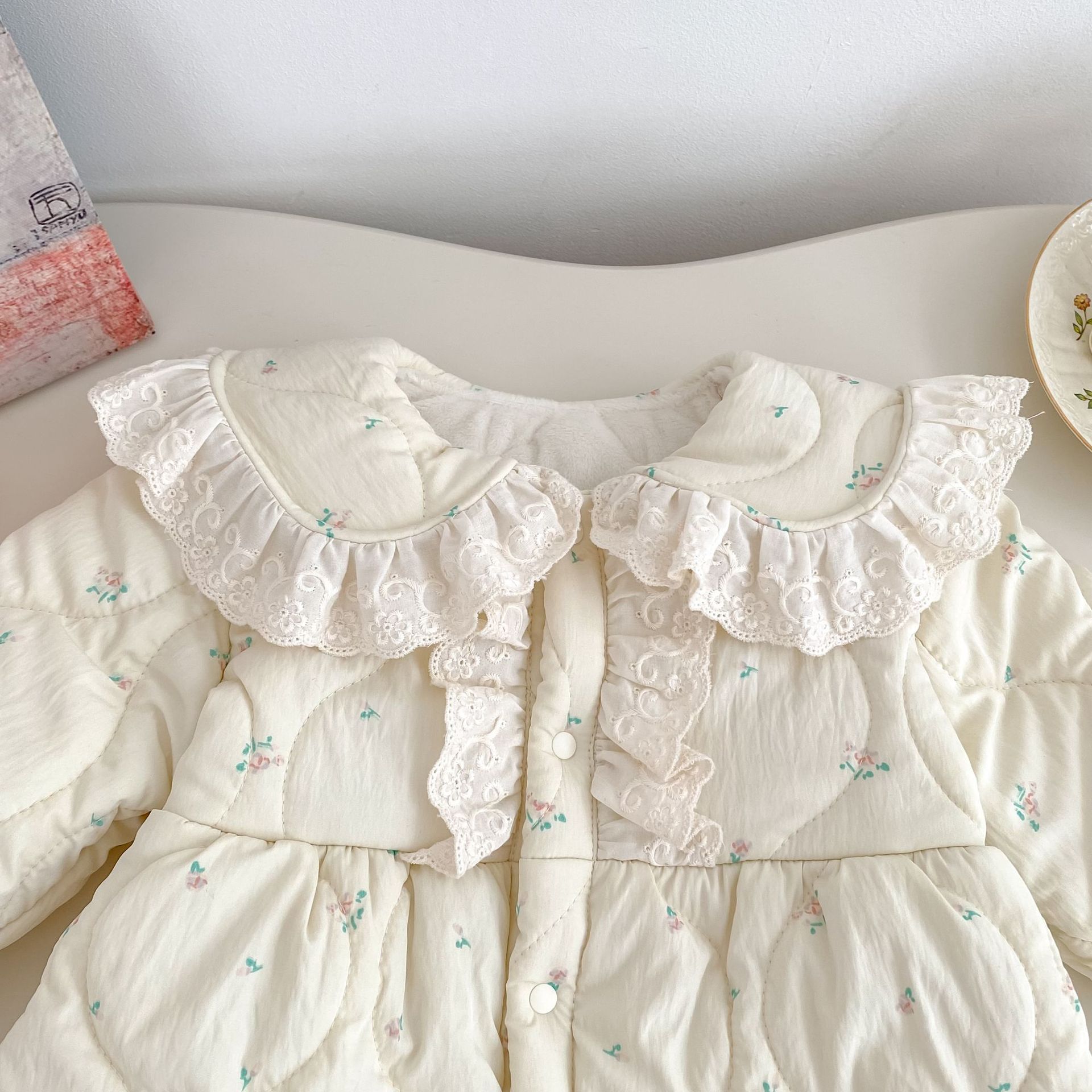 2025 Winter Nieuwe Baby Meisje - Newborn Baby Girl Romper Floral recensie en prijs