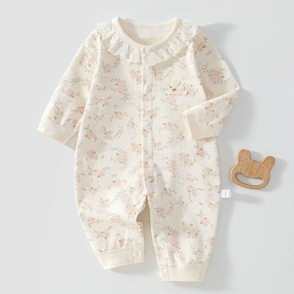 Herfst jumpsuit voor babymeisj - Newborn Baby Girl Romper Floral recensie en prijs